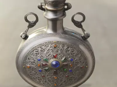 Enchanted Relic Flask 3D model