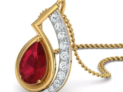 Diamond Locket Set 3D print model 32