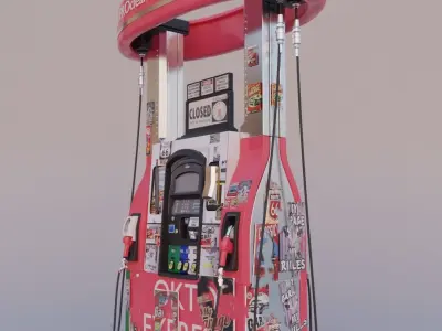 Gas Pump 3D model
