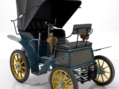 Fiat 3-5 HP 1899 3D model