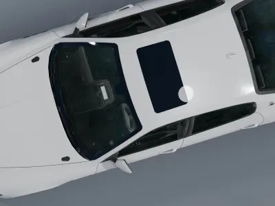 Maserati Quattroporte - Photorealistic Low-poly 3D model