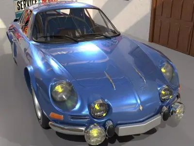 Renault Alpine A 110 1963 3D model