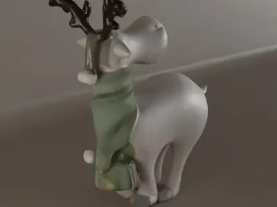 Creative Deer Elk Ornament  Perfect 3D Christmas Gift Decor 3D print model