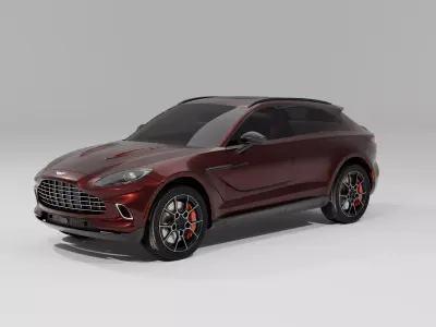 HighPoly ASTON MARTIN DBX 3DModel- Render and Animation PRINTING 3D model