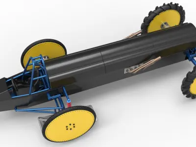 Swamp buggy Scale 1 to 25 3D print model