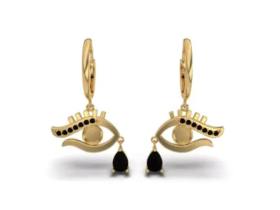 EYE EARRING 3D print model