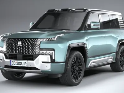 BYD Yangwang U8 2024 3D model