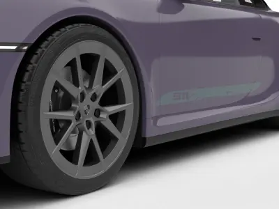 Porsche 911 Carrera T 2025 3d model 3D model