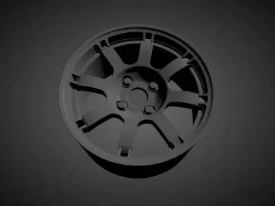 SPEEDLINE CORSE SL 434 scalable and printable rims 3D print model
