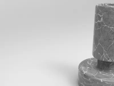 Susa Vase Low-poly 3D model