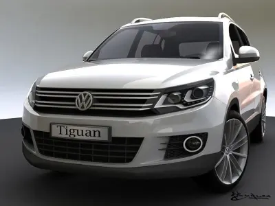 Volkswagen Tiguan 2012 Sport Style 3D model