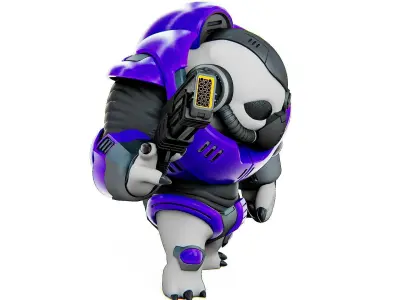 ALIEN TROOPER 7-V  Rigged for Unreal Engine - Unity - MIXAMO 3D model