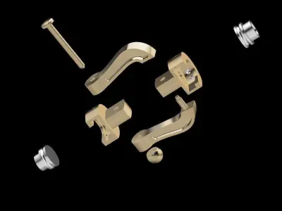 Force Medium bracelet 3D print model