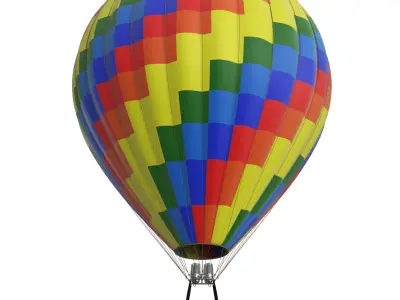 Hot Air Balloons 3D model