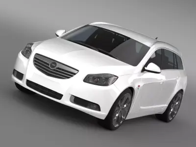 Opel Insignia OPC Line Sports Tourer 2013 3D model