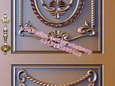 cnc doors design 3D model buy