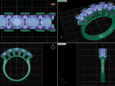 jewelry ring 342 3D print model