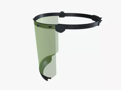 Face shield 3D model