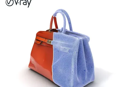 Luxury Handbag Model Pack Low-poly 3D model