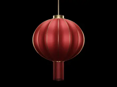 Chinese Lantern 3D model decoration 3D model