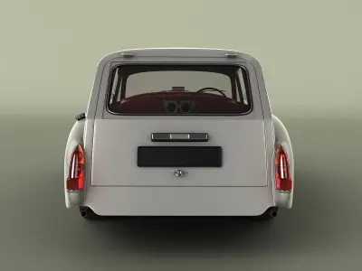 Jaguar XK150 Tow Car 3D model