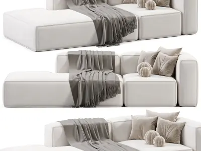 Szezlong modulowy Lennon 3D model