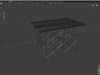 Scaffolding 3D model