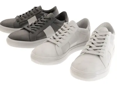 Sneakers three 3D model