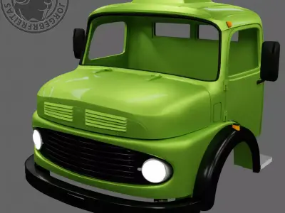 Carroceria Mercedes Benz L 1113 para RC 3D print model