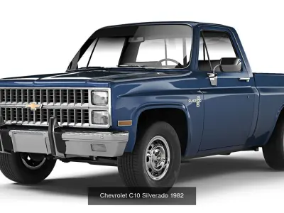 Rustic Pickups  3D Model Pack