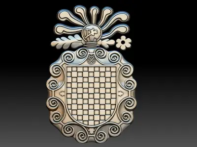 Coat of Arms 3D print model