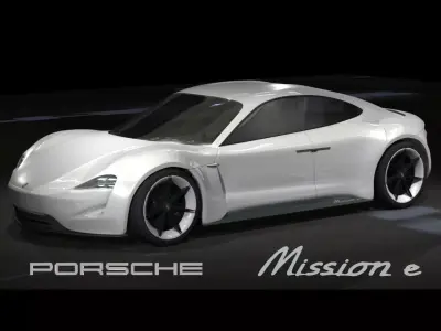 Porsche Mission e  3D model