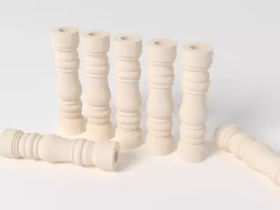 Railing pillar baluster 3d  Model  Free 3D model