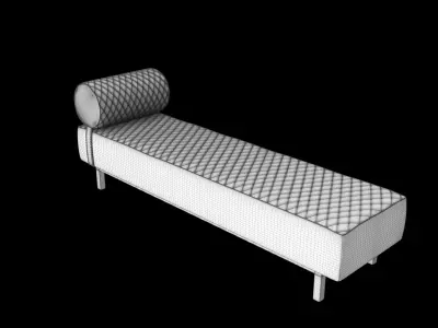 Banquette Infinity Bench Giorgio Collection Low-poly 3D model