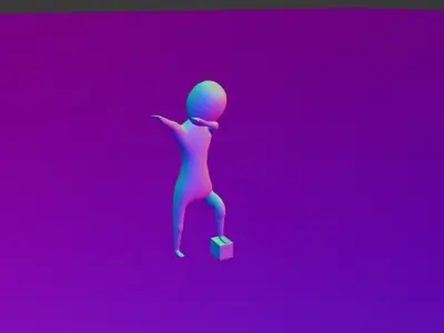 Simple character Free 3D model