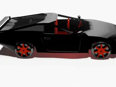 mustang sport car  3D model