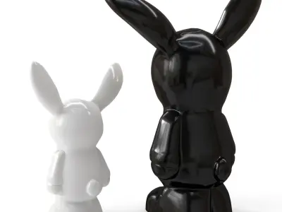 Space Bunny 3D model