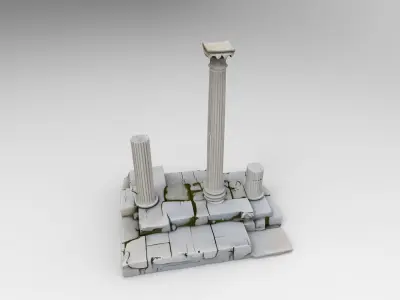 ancient ruins 3D print model
