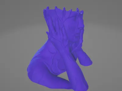 Vase Woman Free Free 3D print model