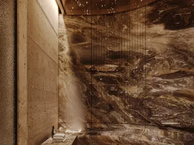 Luxury Villa Spa Interior Hammam Sauna Jacuzzi Massage Room 3D model