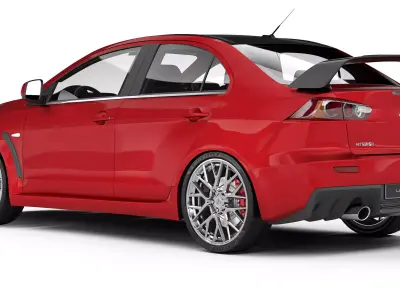 Mitsubishi Lancer Evolution X 2008 3D model