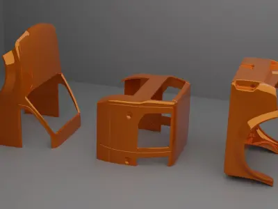 2005 Nissan Navara 3D print model