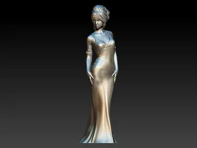 PRINCESS PENDANT 3D print model buy