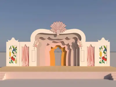 Artist Stage 3D model