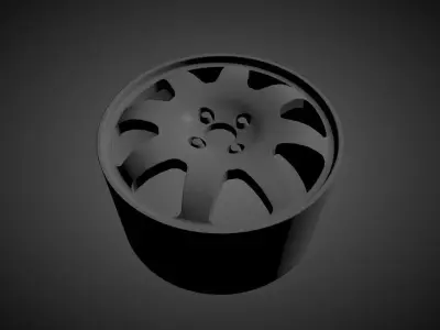SPEEDLINE CORSE SL 675 scalable and printable rims 3D print model