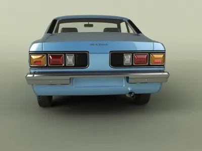 Mazda 818 Grand Familia Coupe 3D model