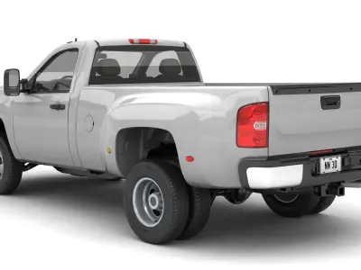 GENERIC DUALLY PICKUP TRUCK 16 3D model