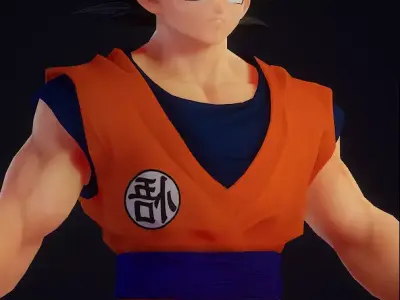 GOKU 3D MODEL  3D model