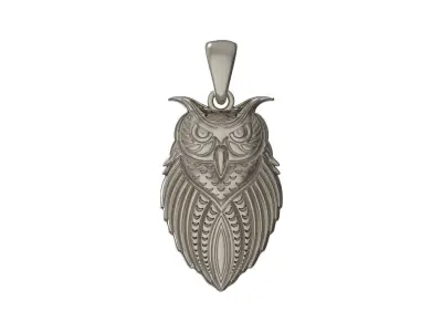 Owl pendant N - 226 3D print model
