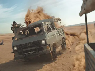 PBR 3D Model - Volkswagen T3 3D model